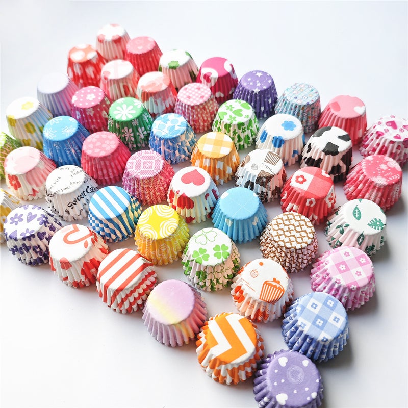 2.5Cm Baking Cake Paper Holder 48 Even 96 Even Mini One Lucky Paper Holder Small Mushroom Paper Holder 1000 - Image 3